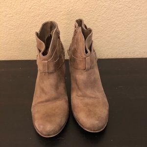 Brown Heeled Booties